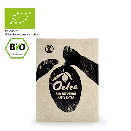 Oelea Bio-Olivenöl nativ extra aus Griechenland, 5 Liter Bag-in-Box