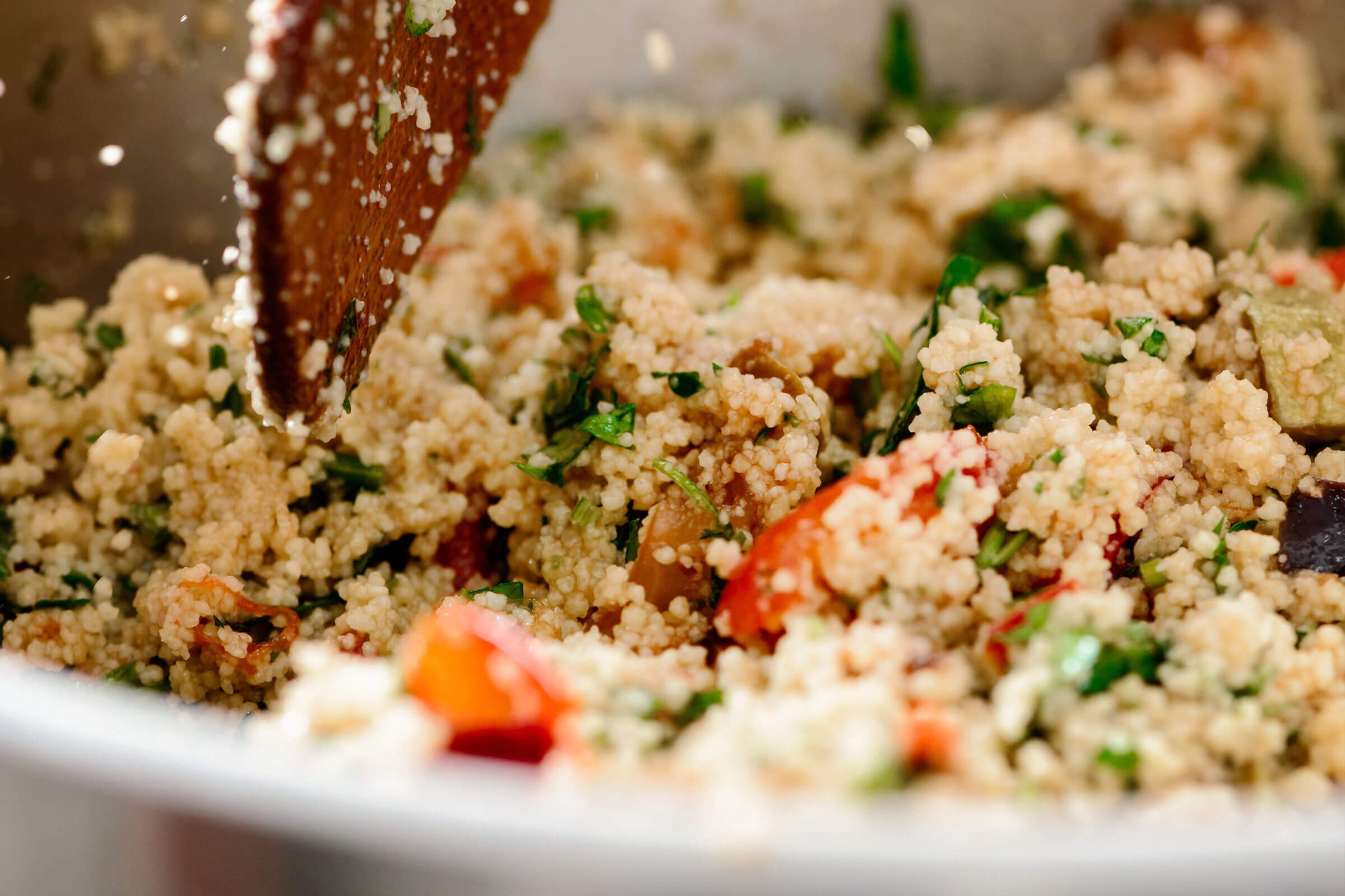 Couscous Salat vegetarisch, einfach, schnell & lecker