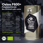 Oelea Bio Olivenöl nativ extra P800+ mit hohem Gehalt an Polyphenol 500 ml Kanister