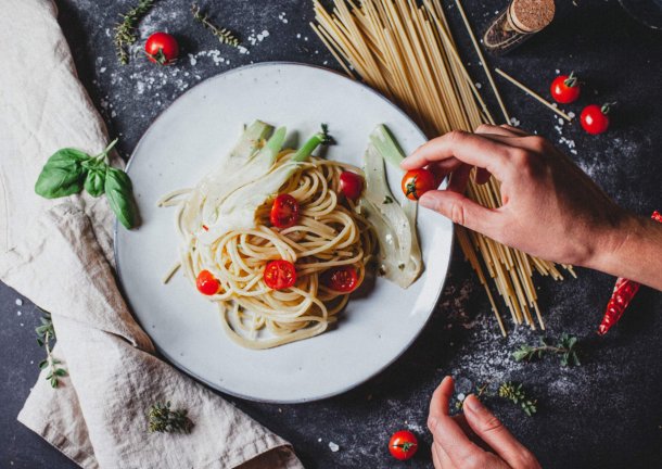 Pasta mit frischem Fenchel